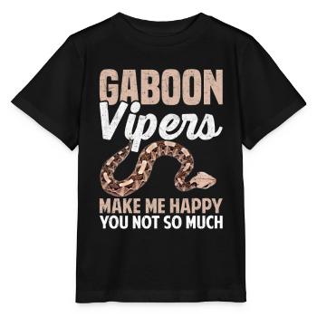 Propriétaires de serpents - T-shirt bio MINI CREATOR Stanley/Stella Enfant - noir - Devant - Mikhail (115cm)