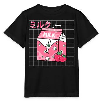 Esthétique bizarre Kawaii Japonais Mignon Mil - T-shirt bio MINI CREATOR Stanley/Stella Enfant - noir - Devant - Mikhail (115cm)
