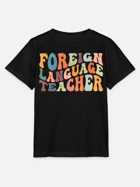 Groovy Fremdsprachenlehrer unterrichten - Stanley/Stella Kinder T-Shirt MINI CREATOR - Schwarz
