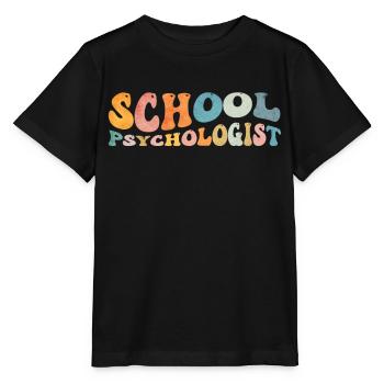 Groovy Schulpsychologe Psychologie Psych - Stanley/Stella Kinder T-Shirt MINI CREATOR  - Schwarz - Vorne - Mikhail (115cm)