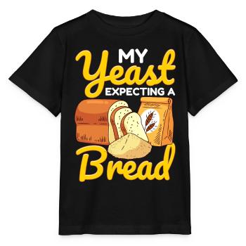 Lustiger Brotbacken-Bäcker - Stanley/Stella Kinder T-Shirt MINI CREATOR  - Schwarz - Vorne - Mikhail (115cm)