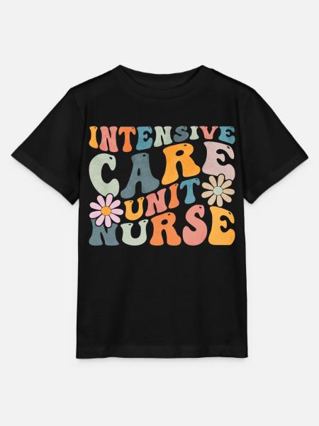Groovy Krankenschwester auf der Intensivstation IC - Stanley/Stella Kinder T-Shirt MINI CREATOR  - Schwarz