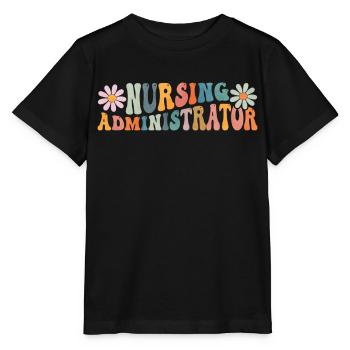 Groovy Nursing Administrator Nursing Home Admi - Stanley/Stella MINI CREATOR Kids’ T-Shirt - black - Front - Mikhail (115cm)