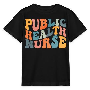 Groovy Infirmière de Santé Publique P - T-shirt bio MINI CREATOR Stanley/Stella Enfant - noir - Devant - Mikhail (115cm)