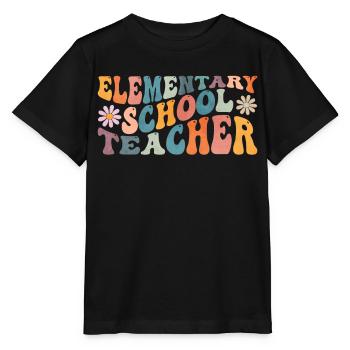 Groovy Primary School Teacher Middle School - Stanley/Stella MINI CREATOR Kids’ T-Shirt - black - Front - Mikhail (115cm)