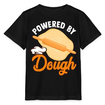 Funny bread baking baker rolling pin - Stanley/Stella MINI CREATOR Kids’ T-Shirt - black - Front - Mikhail (115cm)
