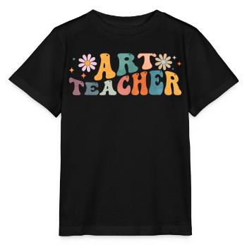 Groovy Art Teacher Artist Artistic Artist - Stanley/Stella MINI CREATOR Kids’ T-Shirt - black - Front - Mikhail (115cm)