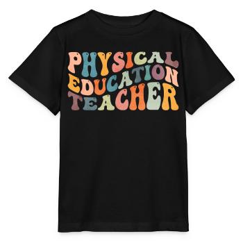 Groovy Professeur d’éducation physique Éducation physique - T-shirt bio MINI CREATOR Stanley/Stella Enfant - noir - Devant - Mikhail (115cm)