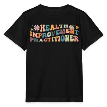 Groovy Health Improvement Practitioner - Stanley/Stella MINI CREATOR Kids’ T-Shirt - black - Front - Mikhail (115cm)