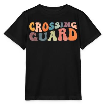 Groovy Brigadier Zebra Crossing Keeper - T-shirt bio MINI CREATOR Stanley/Stella Enfant - noir - Devant - Mikhail (115cm)