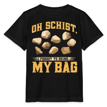 Lustige Mineralienjagd Felsen Geologe - Stanley/Stella Kinder T-Shirt MINI CREATOR  - Schwarz - Vorne - Mikhail (115cm)