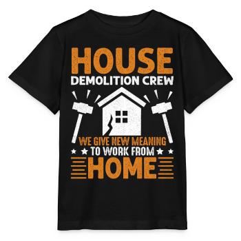 Haus-Demo - Stanley/Stella Kinder T-Shirt MINI CREATOR  - Schwarz - Vorne - Mikhail (115cm)