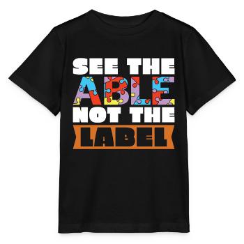 IEP Voir Le capable pas le label Éducation spécialisée - T-shirt bio MINI CREATOR Stanley/Stella Enfant - noir - Devant - Mikhail (115cm)
