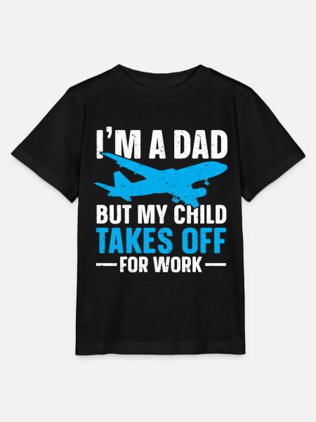 Flugbegleiter Papa Stewardess Flugbegleiter - Stanley/Stella Kinder T-Shirt MINI CREATOR  - Schwarz