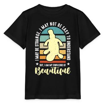 Platypus I May Be Strange Australian Wildlife - Stanley/Stella Kinder T-Shirt MINI CREATOR  - Schwarz - Vorne - Mikhail (115cm)