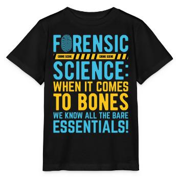 Funny coroner - Stanley/Stella MINI CREATOR Kids’ T-Shirt - black - Front - Mikhail (115cm)