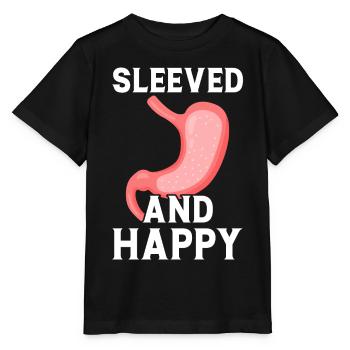 Lustige Magenhülse Bariatrische Chirurgie - Stanley/Stella Kinder T-Shirt MINI CREATOR  - Schwarz - Vorne - Mikhail (115cm)