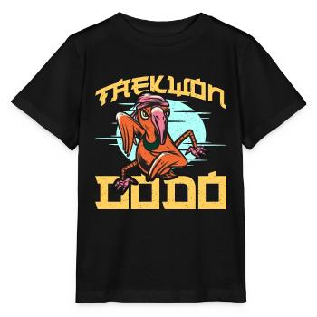 Dodo Bird Taekwon-Dodo Bird Watching Flightless - Stanley/Stella MINI CREATOR Kids’ T-Shirt - black - Front - Mikhail (115cm)
