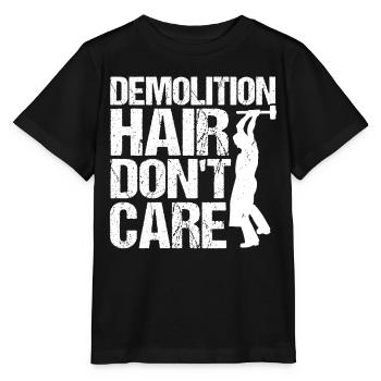 Journée amusante de démolition de maison - T-shirt bio MINI CREATOR Stanley/Stella Enfant - noir - Devant - Mikhail (115cm)