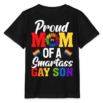 LGBTQ mom - Stanley/Stella MINI CREATOR Kids’ T-Shirt - black - Front - Mikhail (115cm)