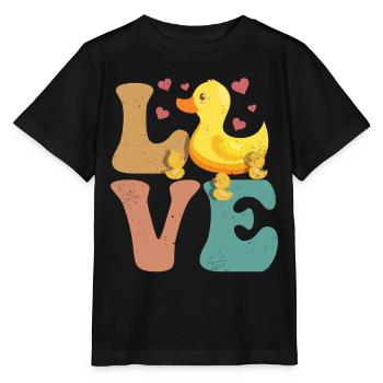 Les canetons ADORENT - T-shirt bio MINI CREATOR Stanley/Stella Enfant - noir - Devant - Mikhail (115cm)