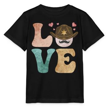 Deputy Sheriff Police Law Enforcement - Stanley/Stella MINI CREATOR Kids’ T-Shirt - black - Front - Mikhail (115cm)