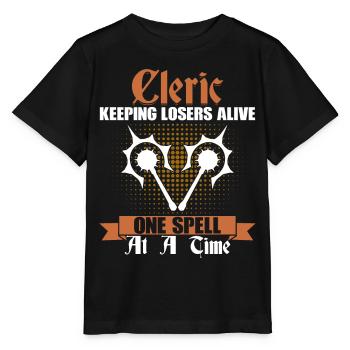Lustiges LARP - Stanley/Stella Kinder T-Shirt MINI CREATOR  - Schwarz - Vorne - Mikhail (115cm)