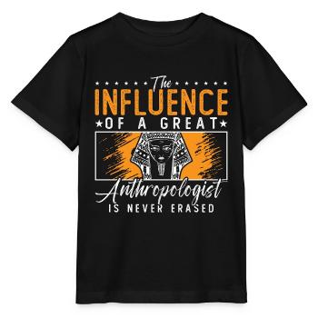 Anthropologie L’influence d’une grande préhistoire - T-shirt bio MINI CREATOR Stanley/Stella Enfant - noir - Devant - Mikhail (115cm)