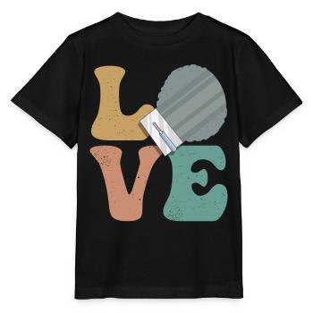 Concrete Paver Cement Mixer - Stanley/Stella MINI CREATOR Kids’ T-Shirt - black - Front - Mikhail (115cm)