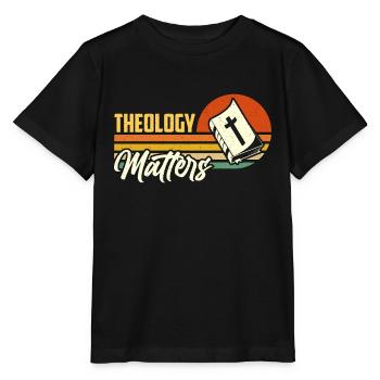 L’importance de la théologie Théologien religieux Théologien - T-shirt bio MINI CREATOR Stanley/Stella Enfant - noir - Devant - Mikhail (115cm)