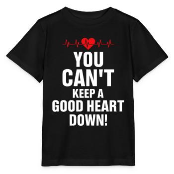 Recovery from open-heart surgery - Stanley/Stella MINI CREATOR Kids’ T-Shirt - black - Front - Mikhail (115cm)