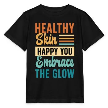 Aesthetician Healthy Skin Happy On Cosmetologist - Stanley/Stella Kinder T-Shirt MINI CREATOR  - Schwarz - Vorne - Mikhail (115cm)