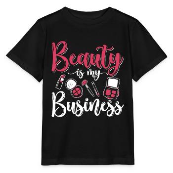 Cosmétologie La beauté est mon entreprise Services de beauté - T-shirt bio MINI CREATOR Stanley/Stella Enfant - noir - Devant - Mikhail (115cm)