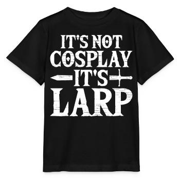 Live-Action Role-Playing Games - Stanley/Stella MINI CREATOR Kids’ T-Shirt - black - Front - Mikhail (115cm)