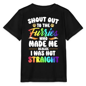 LGBTQ Furry Fandom - Stanley/Stella MINI CREATOR Kids’ T-Shirt - black - Front - Mikhail (115cm)