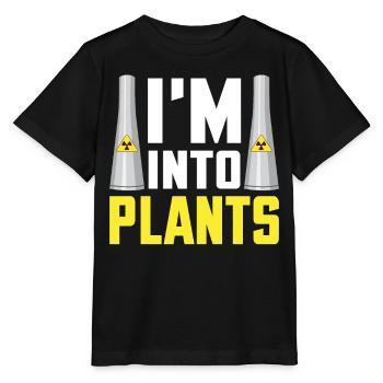 Kernkraftwerk Nuklearingenieur - Stanley/Stella Kinder T-Shirt MINI CREATOR  - Schwarz - Vorne - Mikhail (115cm)