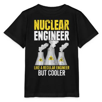 Technologie des centrales nucléaires - T-shirt bio MINI CREATOR Stanley/Stella Enfant - noir - Devant - Mikhail (115cm)