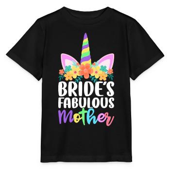 Douche nuptiale de mariage - T-shirt bio MINI CREATOR Stanley/Stella Enfant - noir - Devant - Mikhail (115cm)
