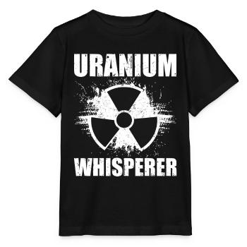 Drôle d’ingénieur nucléaire de centrale nucléaire - T-shirt bio MINI CREATOR Stanley/Stella Enfant - noir - Devant - Mikhail (115cm)