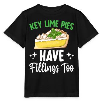 Dessert pour les amateurs de tarte au citron vert - T-shirt bio MINI CREATOR Stanley/Stella Enfant - noir - Devant - Mikhail (115cm)