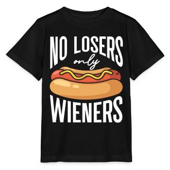 Hot-Dog Cadeau Nourriture Hot Dog - T-shirt bio MINI CREATOR Stanley/Stella Enfant - noir - Devant - Mikhail (115cm)