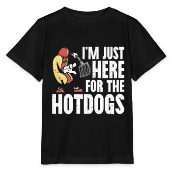 Hot-Dog Cadeau Nourriture Hot Dog - T-shirt bio MINI CREATOR Stanley/Stella Enfant - noir - Devant - Mikhail (115cm)