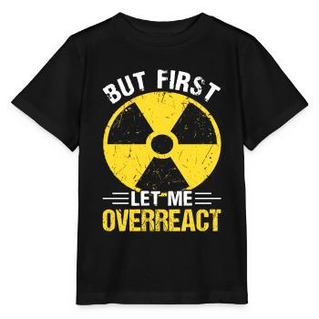 Lustiges Kernkraftwerk Nuklearingenieur - Stanley/Stella Kinder T-Shirt MINI CREATOR  - Schwarz - Vorne - Mikhail (115cm)