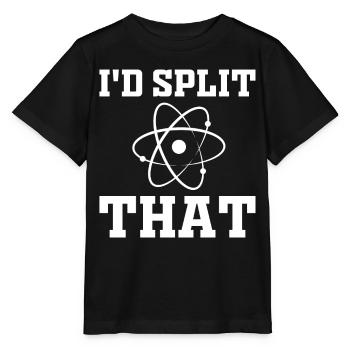 Lustiges Kernkraftwerk Nuklearingenieur - Stanley/Stella Kinder T-Shirt MINI CREATOR  - Schwarz - Vorne - Mikhail (115cm)