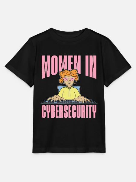 Cybersecurity Women In Cybersecurity Programming - Stanley/Stella Kinder T-Shirt MINI CREATOR - Schwarz