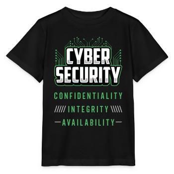 Cyber Security Confidentiality Integrity Analyst - Stanley/Stella MINI CREATOR Kids’ T-Shirt - black - Front - Mikhail (115cm)