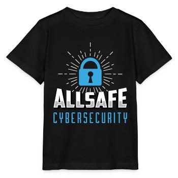 Cybersecurity Allsafe Cybersecurity Programmer - Stanley/Stella Kinder T-Shirt MINI CREATOR  - Schwarz - Vorne - Mikhail (115cm)
