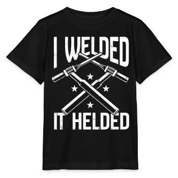 Schweißer Geschenk Beruf Spruch Schweißer - Stanley/Stella Kinder T-Shirt MINI CREATOR  - Schwarz - Vorne - Mikhail (115cm)