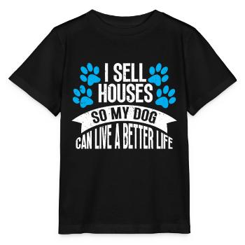 Real Estate Agents Real Estate Agents - Stanley/Stella MINI CREATOR Kids’ T-Shirt - black - Front - Mikhail (115cm)
