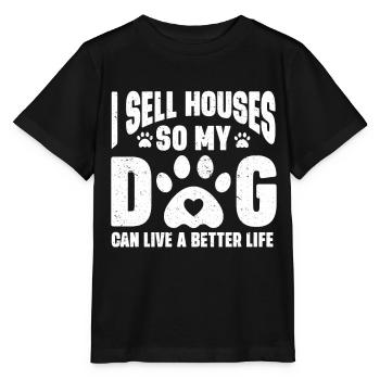 Real Estate Agents Real Estate Agents - Stanley/Stella MINI CREATOR Kids’ T-Shirt - black - Front - Mikhail (115cm)